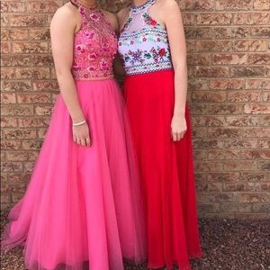 Pink Morilee Prom Dress